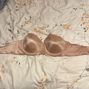 Tan Strapless Bra